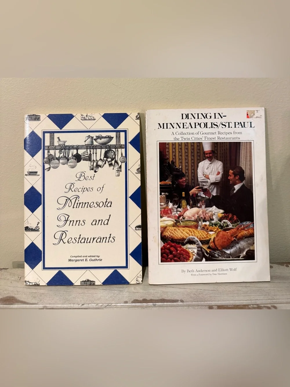 Vintage Minnesota Cookbook Lot of 2 | 1979 & 1987 Dining In Best Recipes